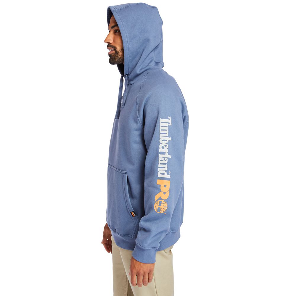 Timberland Φουτερ Ανδρικα Μπλε - Pro® Hood Honcho Sport Hoodie - Greece 7503241-NU